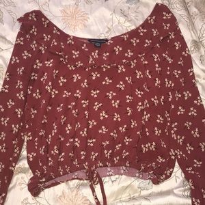 AMERICAN EAGLE CROP TOP SHIRT